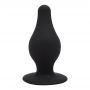 Korek analny silikonowy Silexd Model 2 L czarny 10 cm - 4